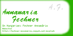 annamaria fechner business card