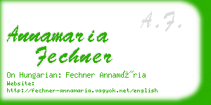 annamaria fechner business card